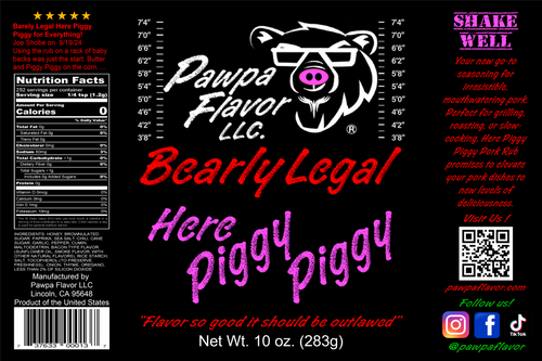 Bearly Legal Here Piggy Piggy